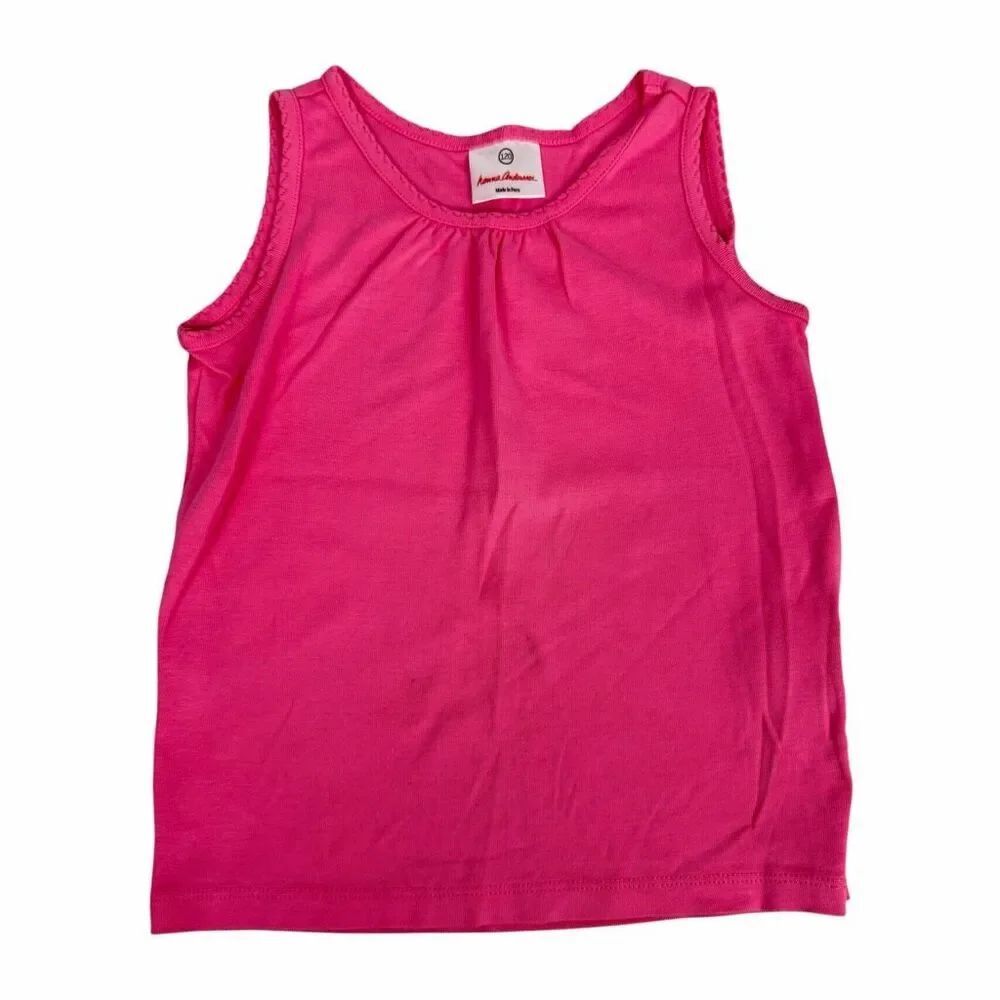 Hanna Anderson 6-7 Pink Cotton Tank